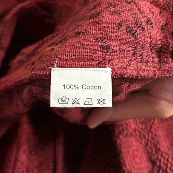 Tamsy | cotton | ruffle | tie detail | 3/4 sleeve | open front | cardigan | OS - Picture 9 of 11